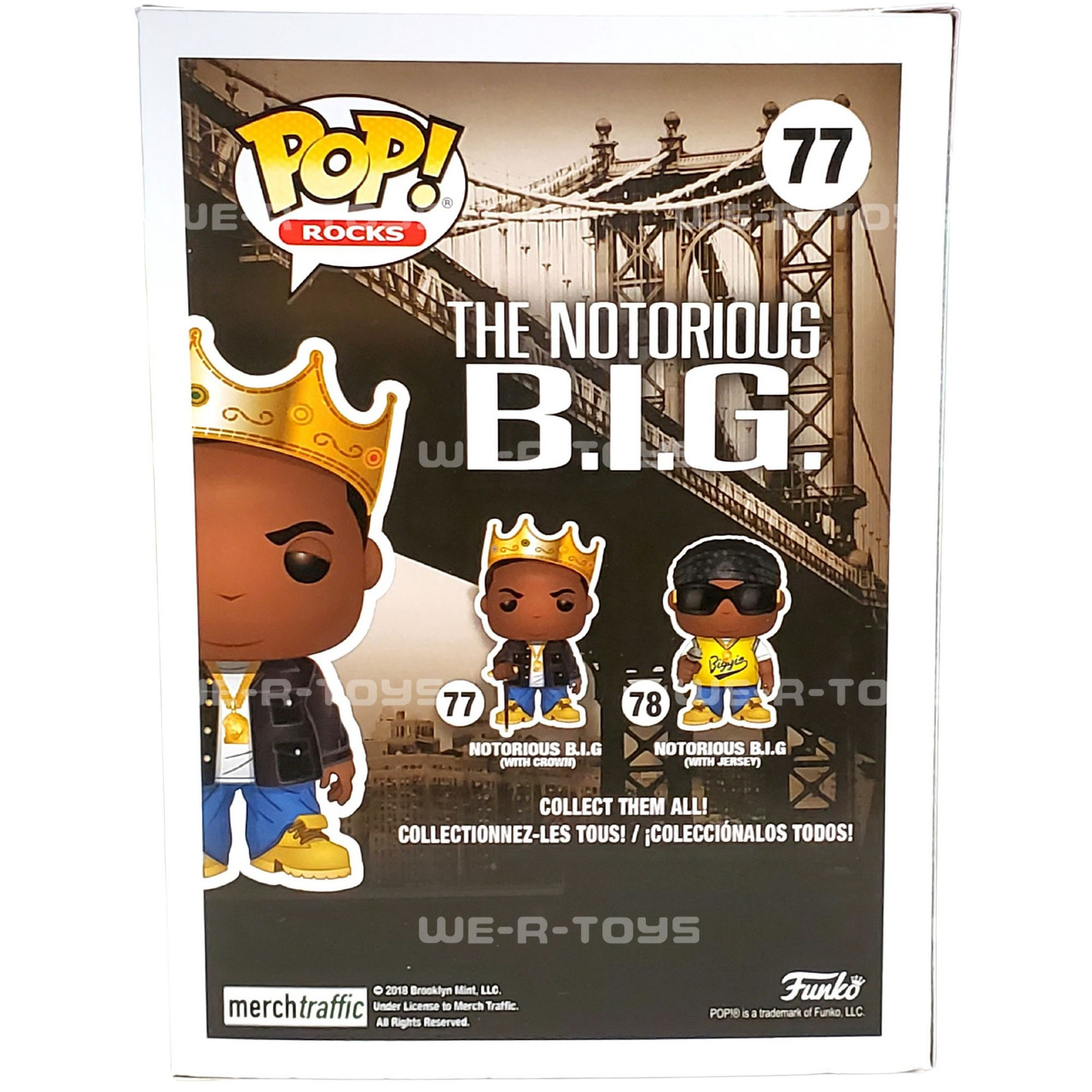 Funko Pop Rocks: Music Notorious with Crown Collectible