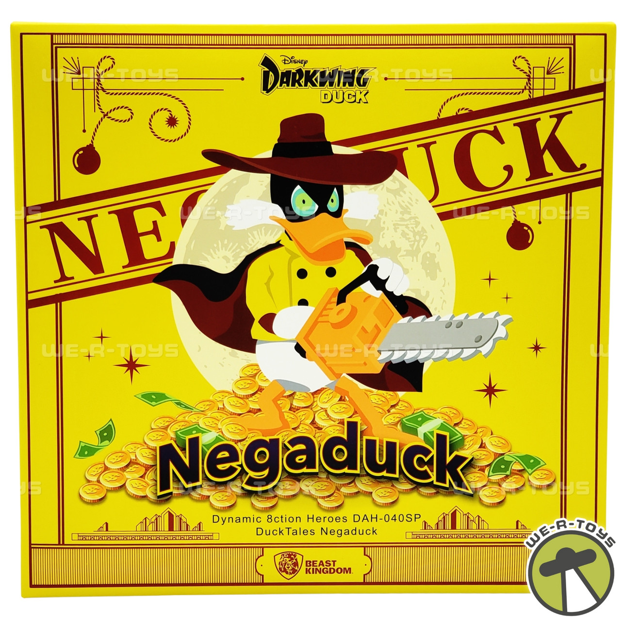 Figurine Negaduck – Darkwing Duck / Duck Tales – Beast Kingdom – 1/9 – 16 Cm – PVC Et Tissu