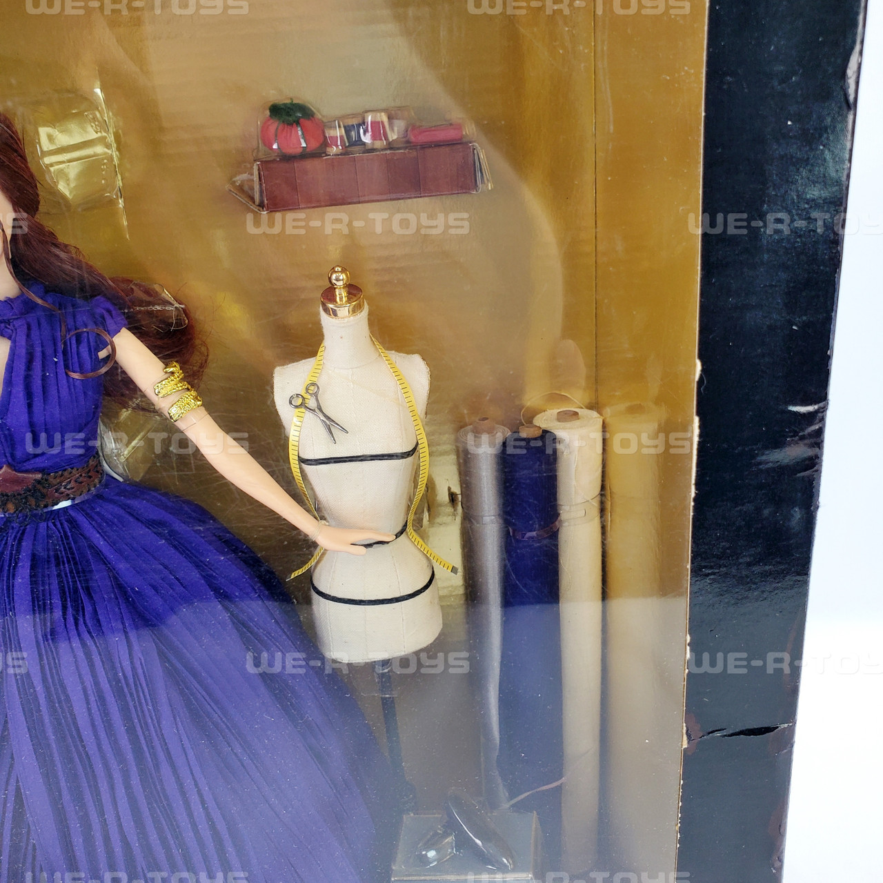 Skipper Doll Clothes: 1980s Purple/Silver Strapless Dress - NO DOLL