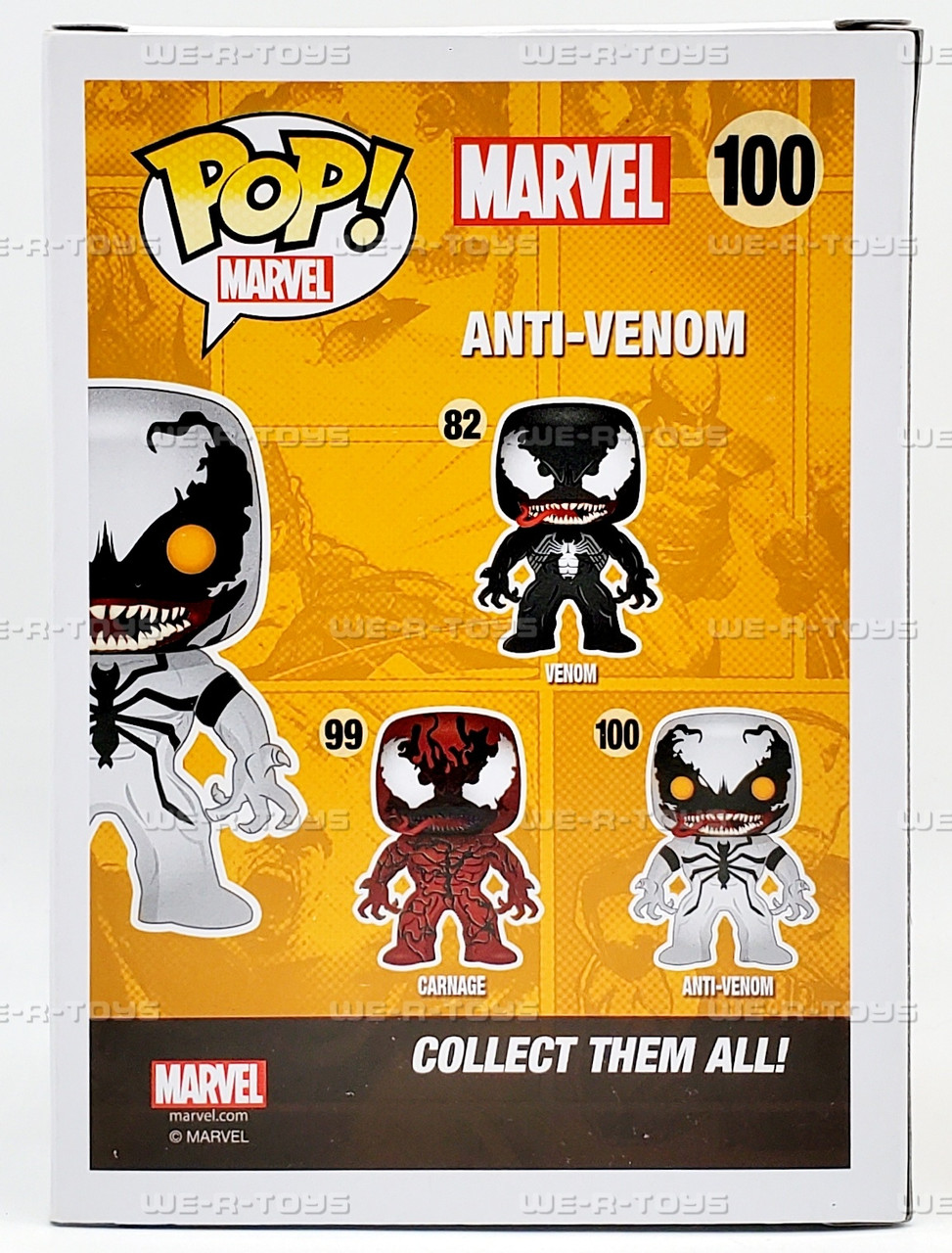 Funko Pop Marvel 100 Anti-Venom Collectible Vinyl Bobble