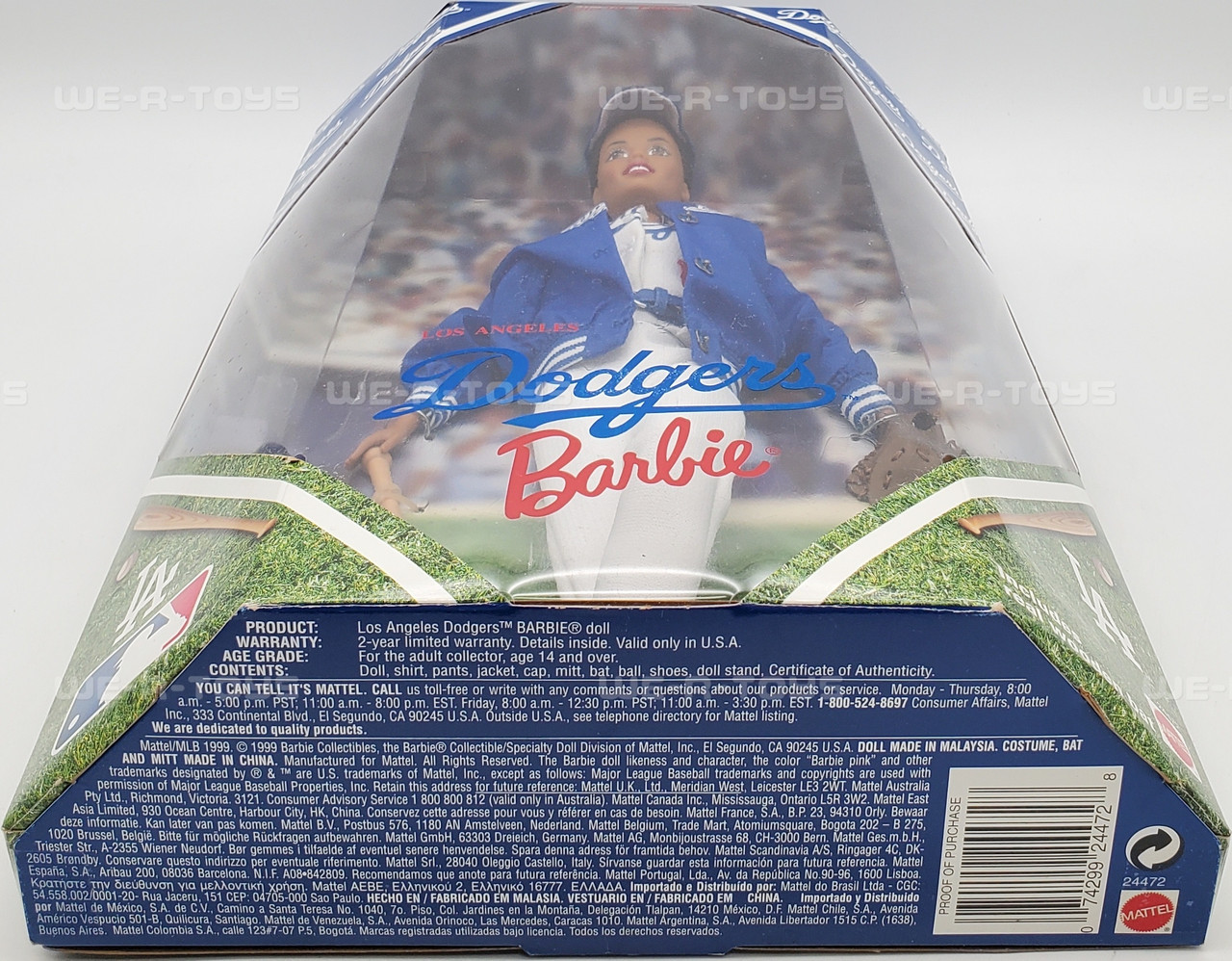 Barbie L.A. Dodgers Collector Edition African American Doll