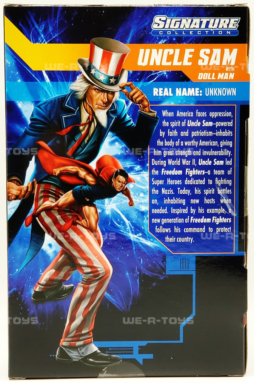DC Universe Signature Collection Uncle Sam with Doll Man Figures