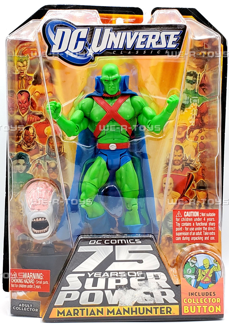 DC Universe 75 Years of Super Power Martian Manhunter 2010 Mattel R5806 NRFP