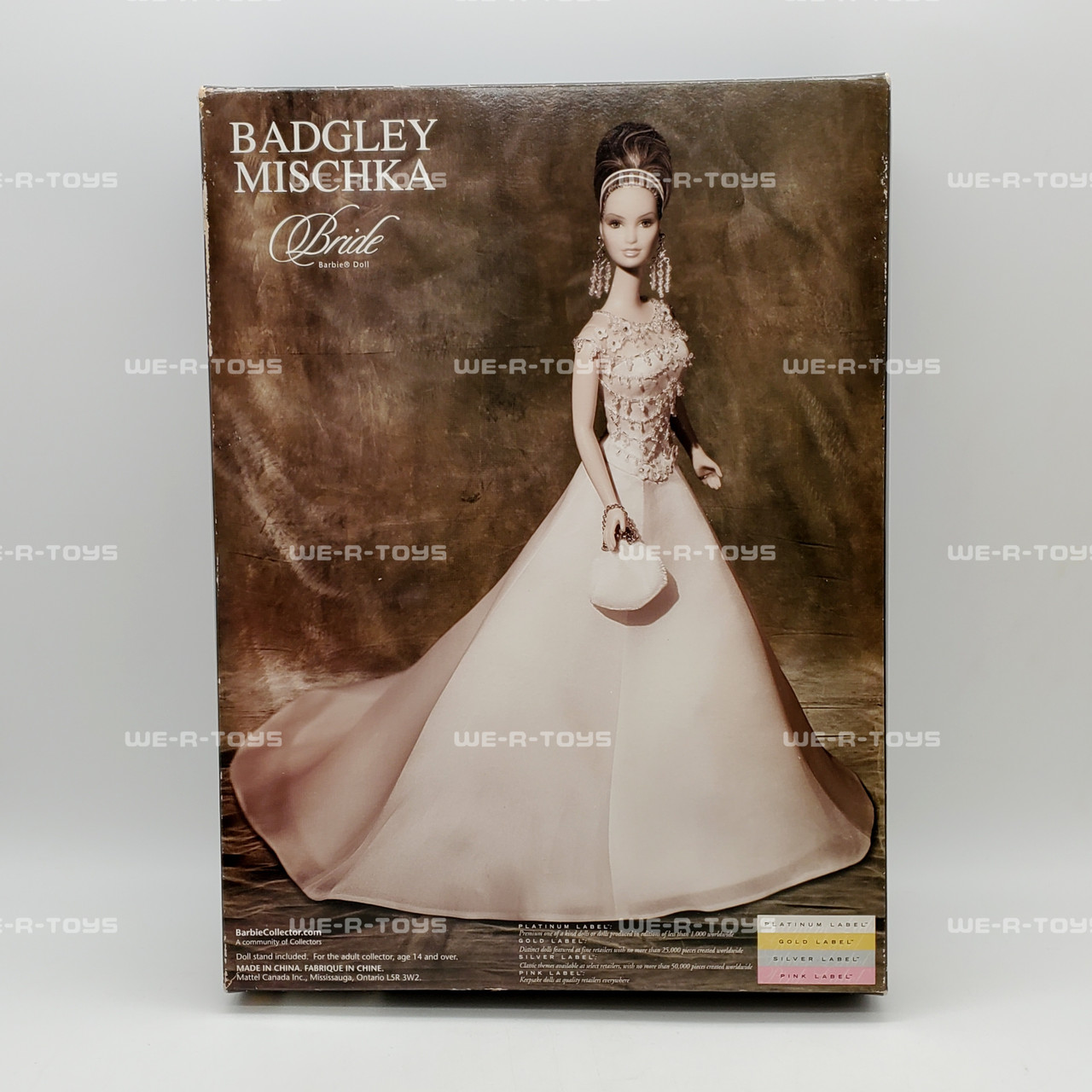 Barbie BADGLEY MISCHKA Bride ゴールラベル Badgley Mischka Bride Barbie Doll Limited Edition Gold Label
