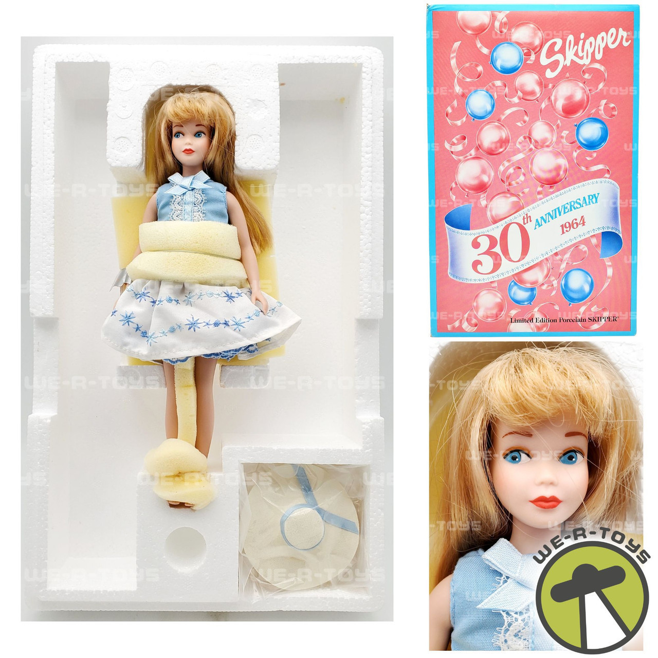 Barbie 30th Anniversary Skipper Porcelain Doll Limited Edition