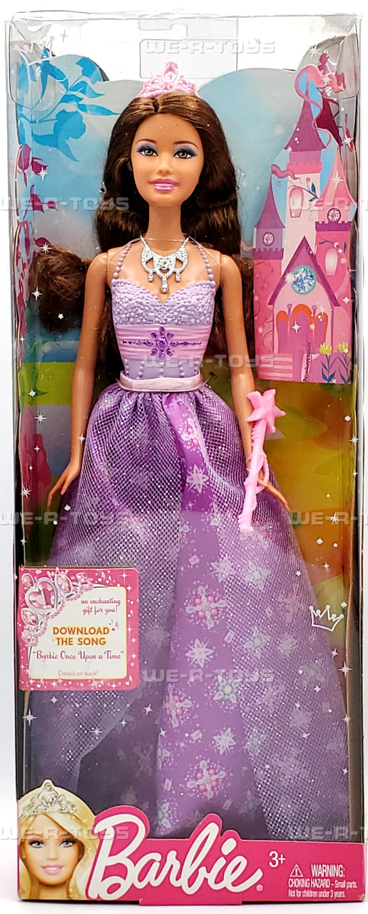 Barbie Fairytale Princess Teresa Doll Purple Dress 2012 Mattel #W2858 NRFB - We-R-Toys Barbie Fairytale Princess Teresa Doll Purple Dress 2012 Mattel #W2858 NRFB - We-R-Toys