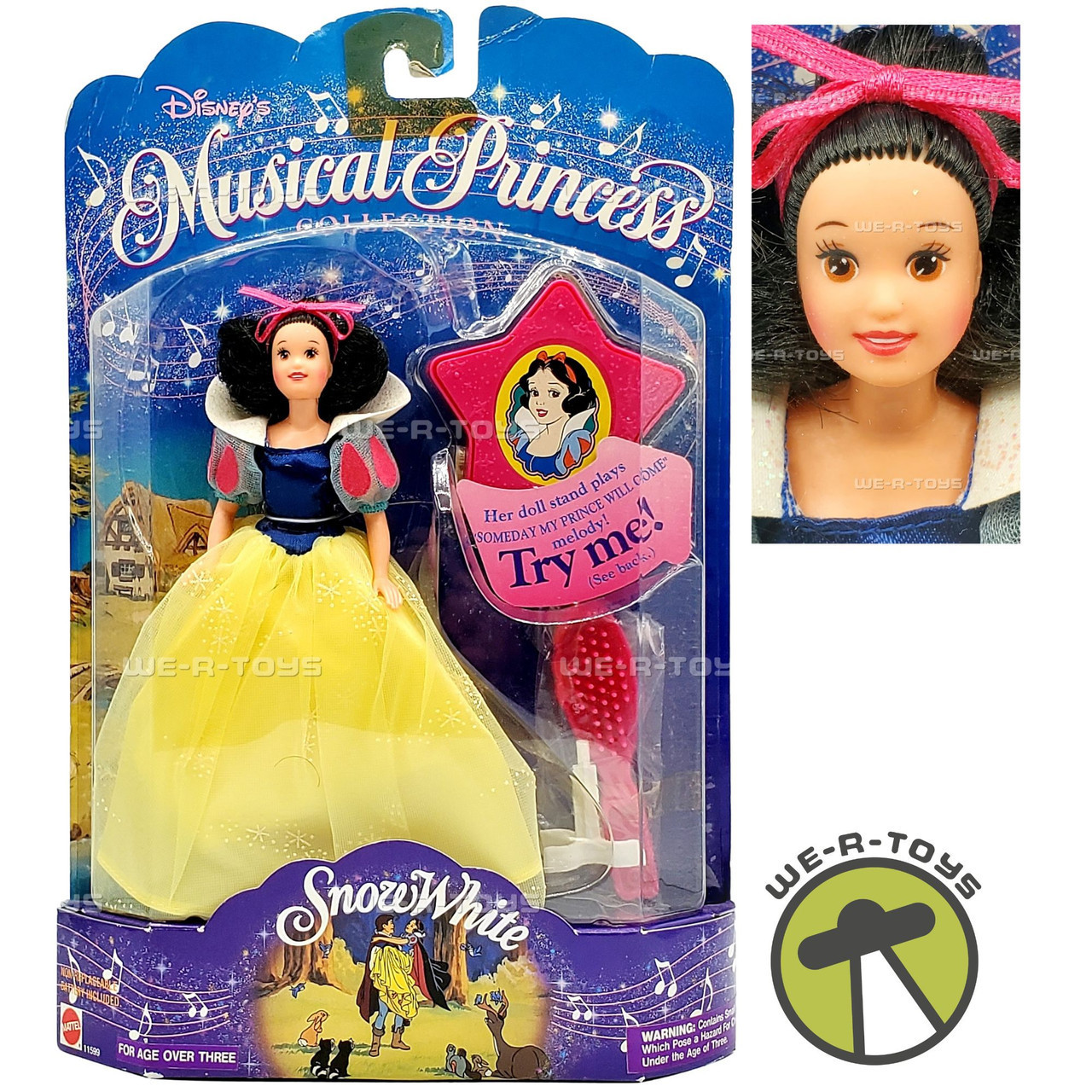 Disney's Musical Princess Collection Snow White Doll 1994 Mattel