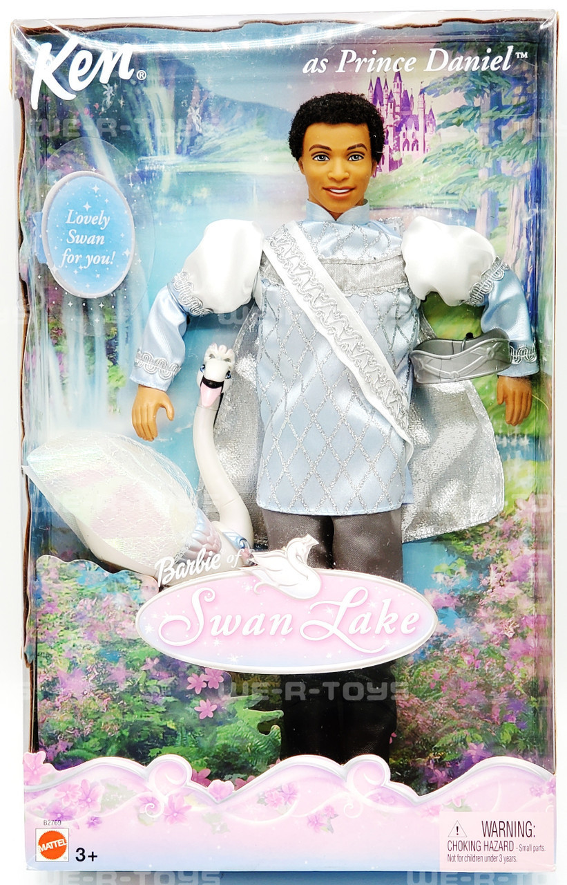 Barbie of Swan Lake Ken as Prince Daniel Doll African American 2003 Mattel  B2769