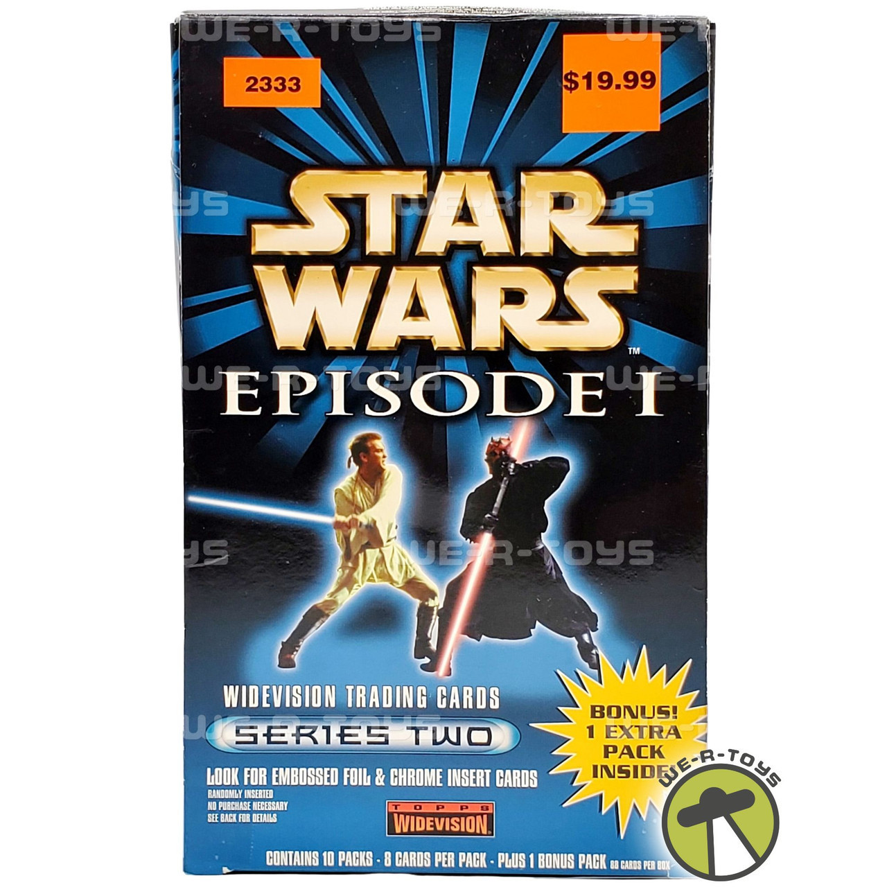 Star Wars Episode I Widevision Trading Cards Series Two 1999 USED 