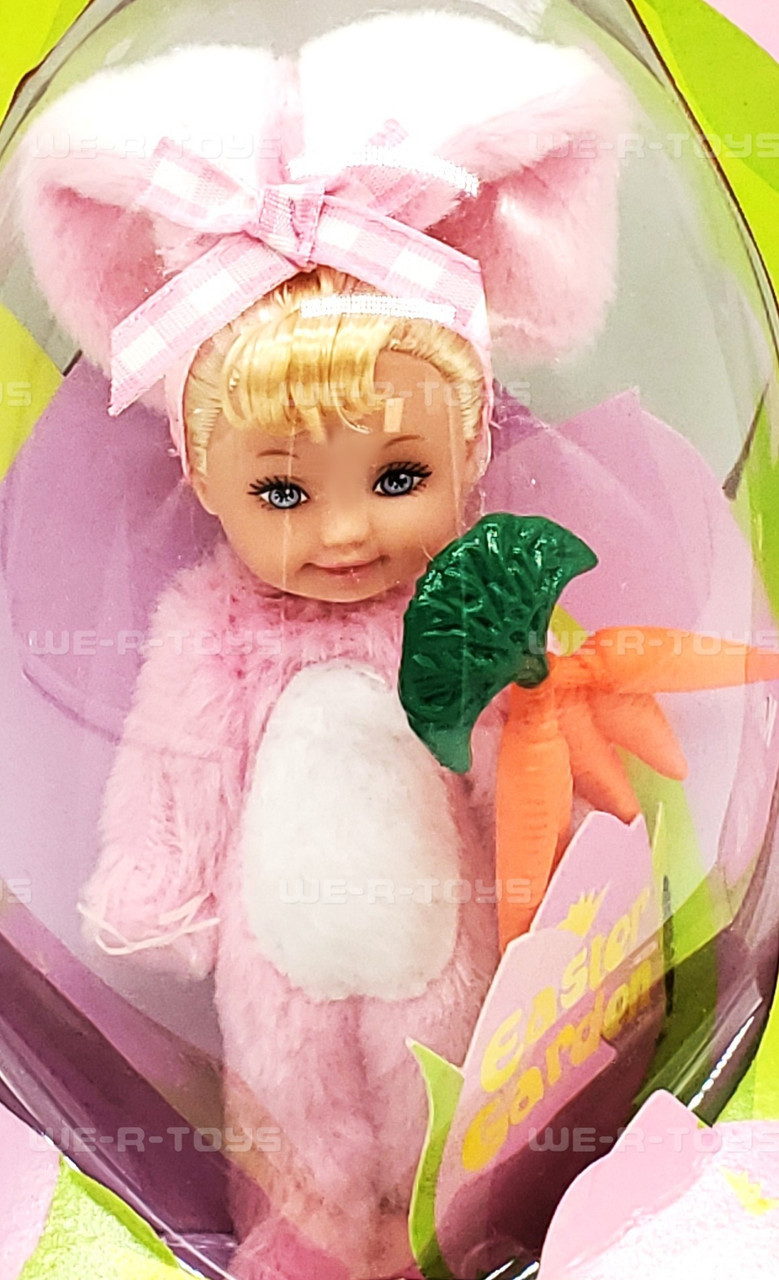 Barbie Easter Garden Kelly in Pink Bunny Suit 2002 Mattel