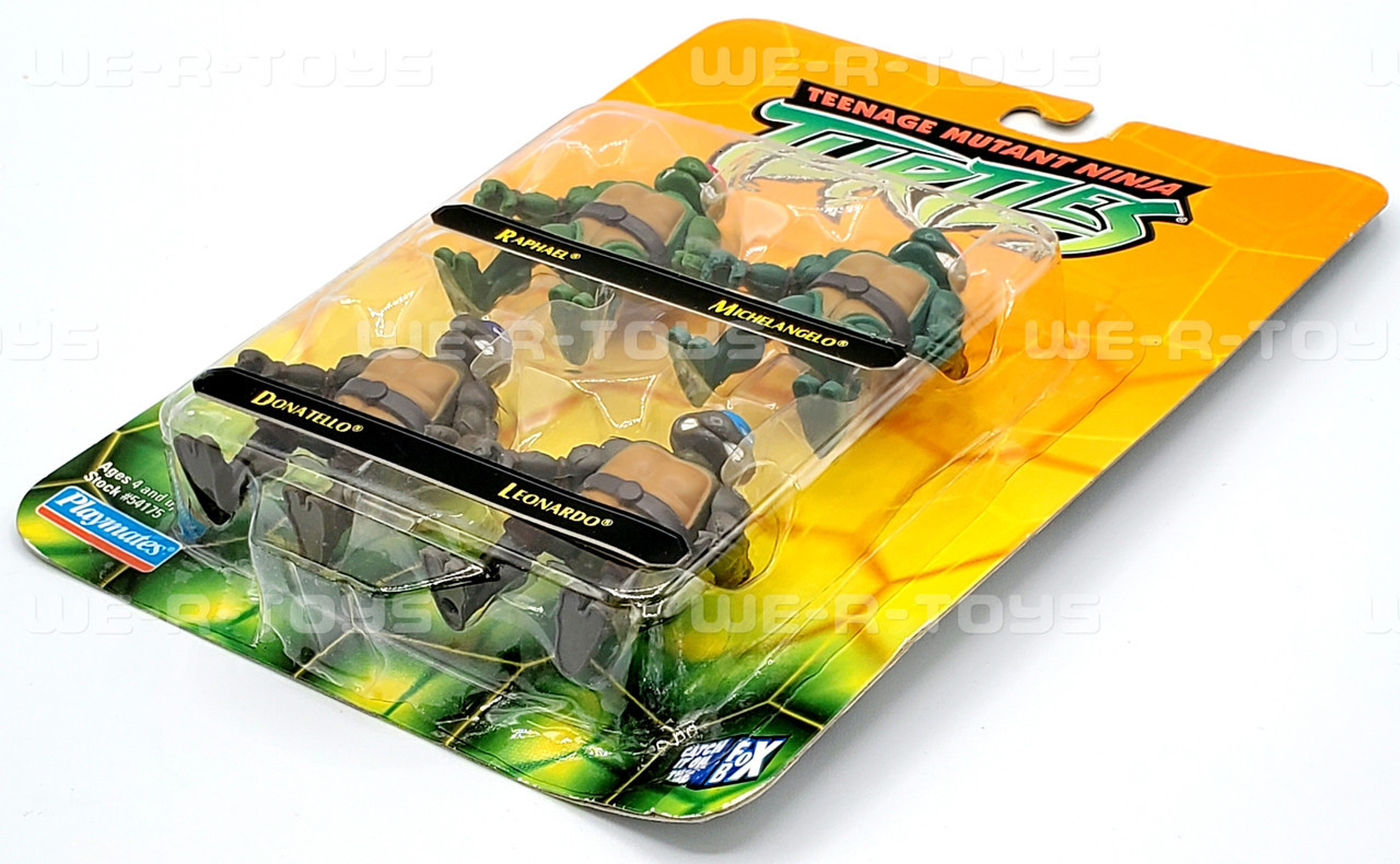 Teenage Mutant Ninja Turtles 4 Pack Action Figure Set 2002