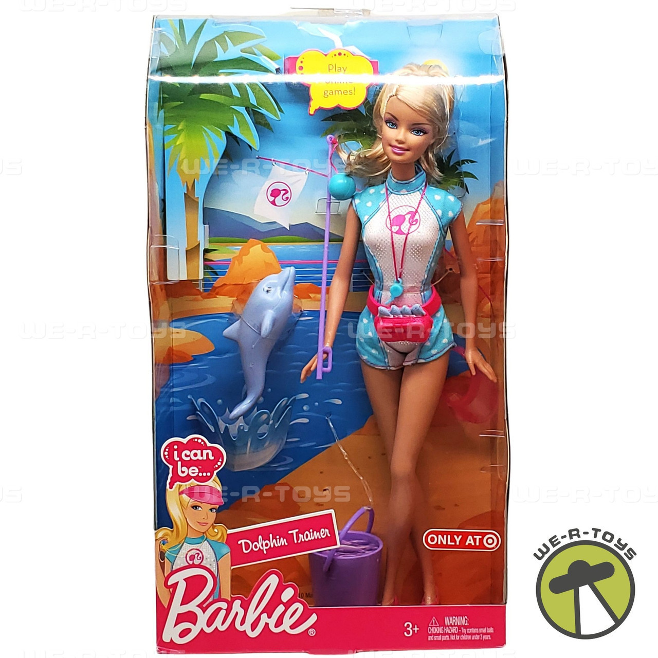Barbie I Can Dolphin Trainer Doll We-R-Toys