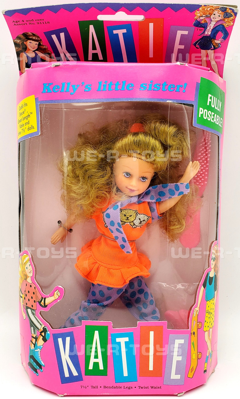 Katie's World Katie Doll Kelly's Little Sister Dark Blonde 1992