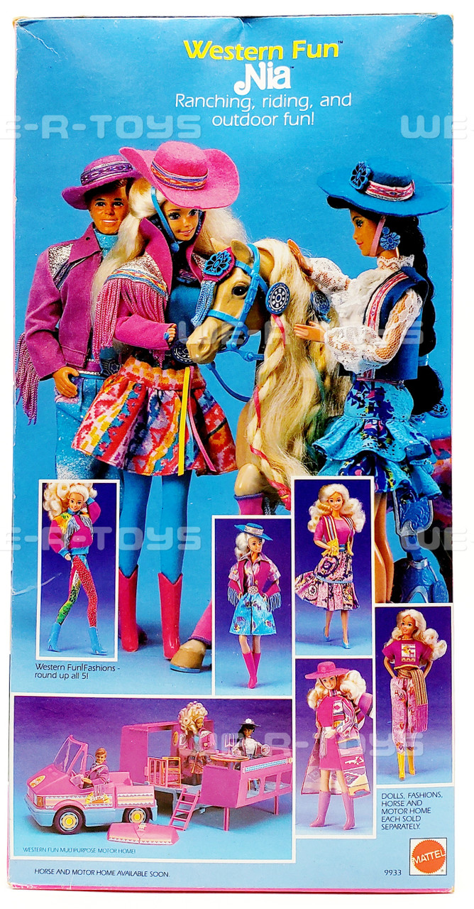 Western Fun Nia Barbie Doll 1989 Mattel 9933 NEW - We-R-Toys