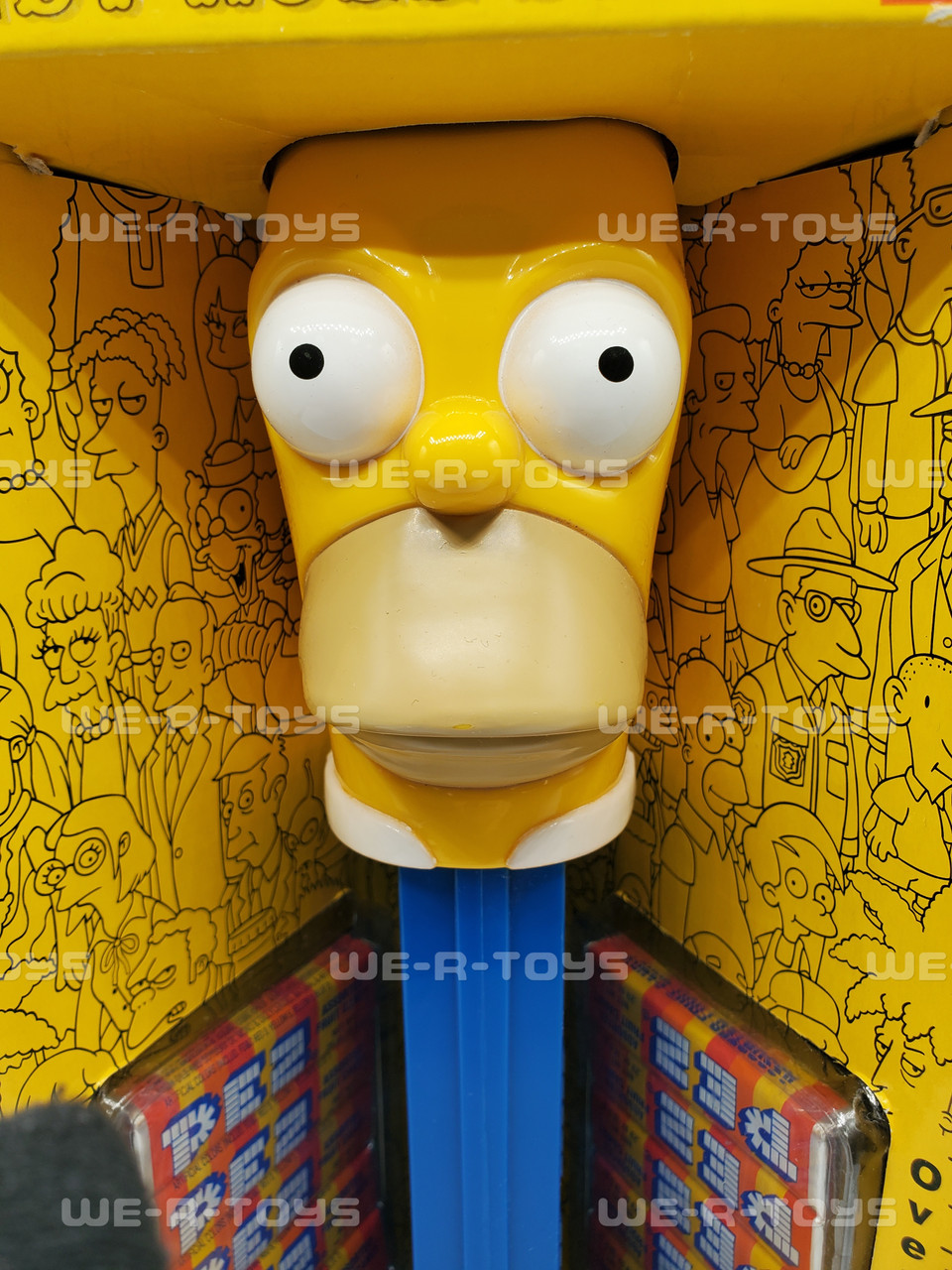 Giant PEZ Candy Roll Dispenser シンプソンズ The Simpsons Giant Pez Candy Roll Dispenser Homer VTG 2002