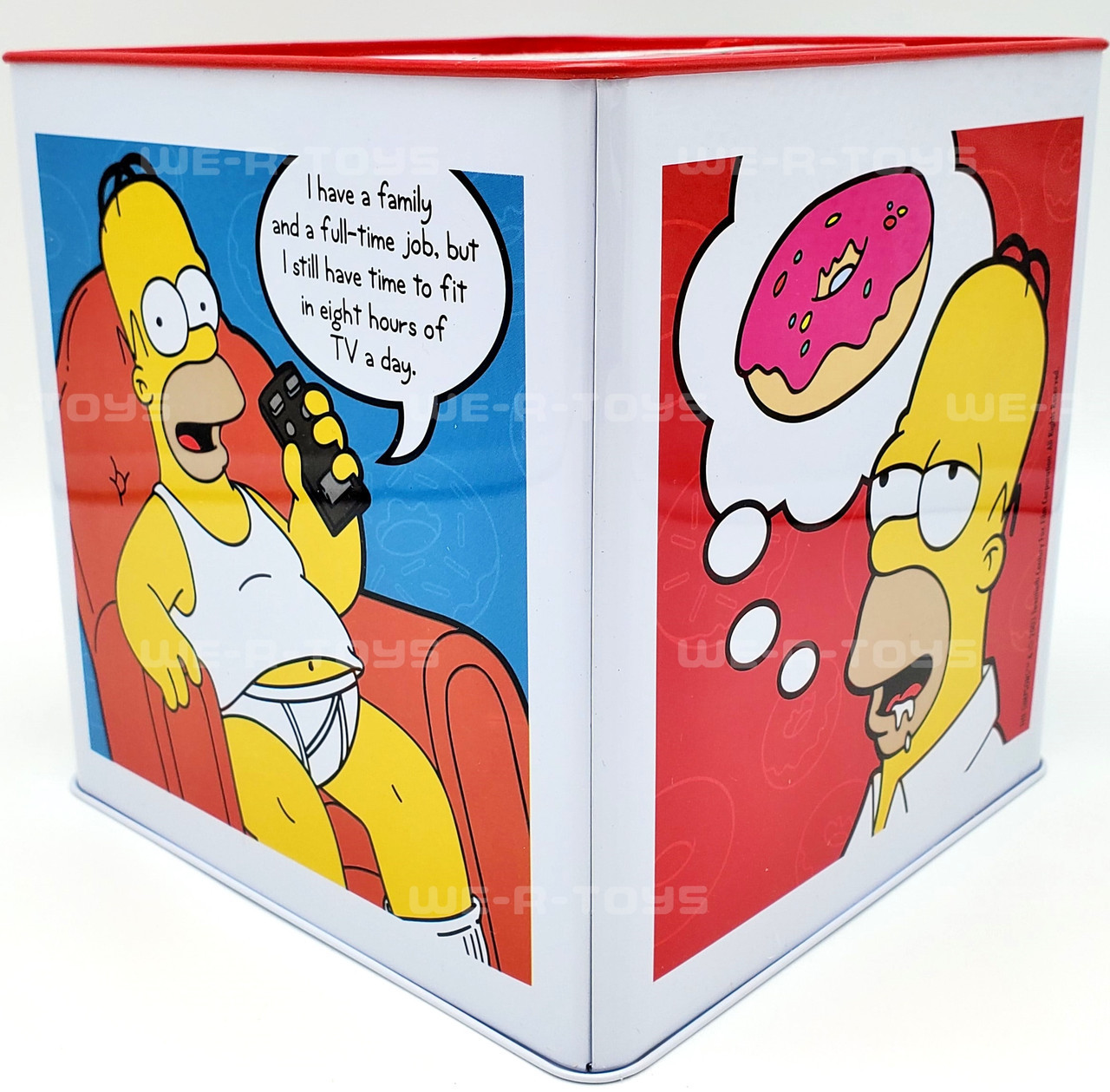 The Simpsons Homer Tin Jack in the Box with Musical Crank NECA