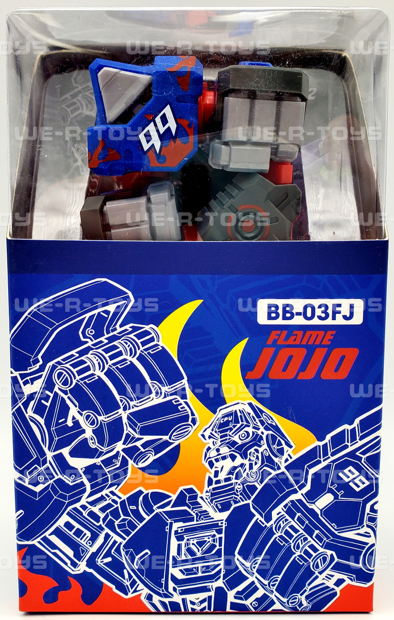 BeastBox Flame Jojo Blue Transforming Cube to Mecha Gorilla Figure