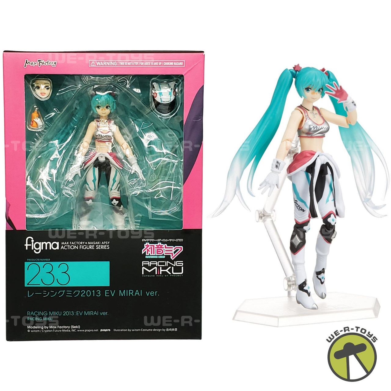 Figma 初音ミク Racing Miku EV MIRAI ver. Amazon.com: FREEing Racing Miku 2014 (EV Mirai Version) Figma