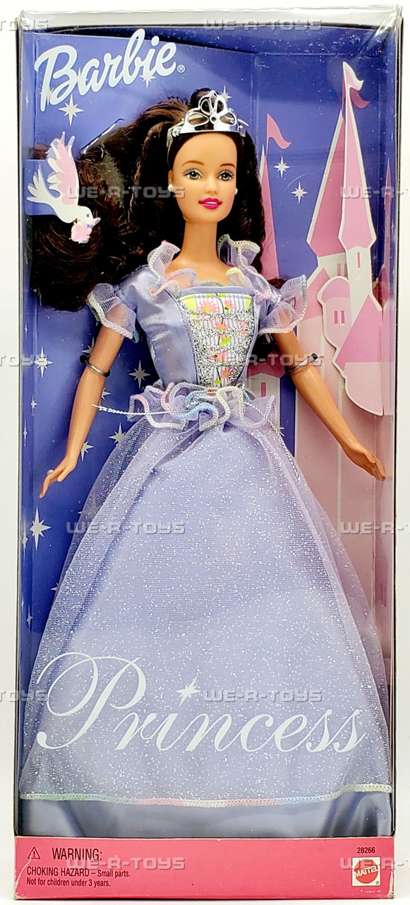 Princess Brunette Barbie Doll 2000 Mattel 28266 NEW - We-R-Toys