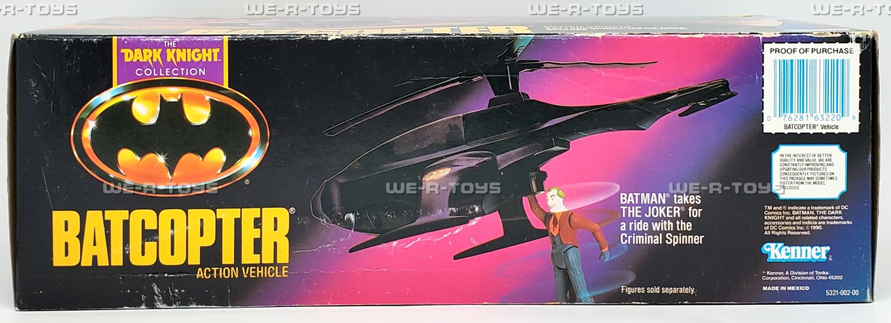 DC Batman Batcopter Action Vehicle Dark Knight Collection 1990