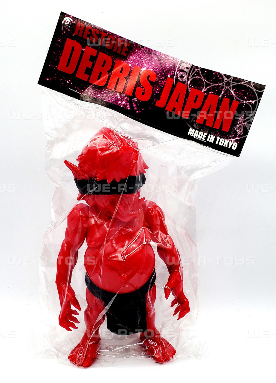 Debris Japan Sofubi Version Red Kaiju Vinyl Figure 2013 Restore