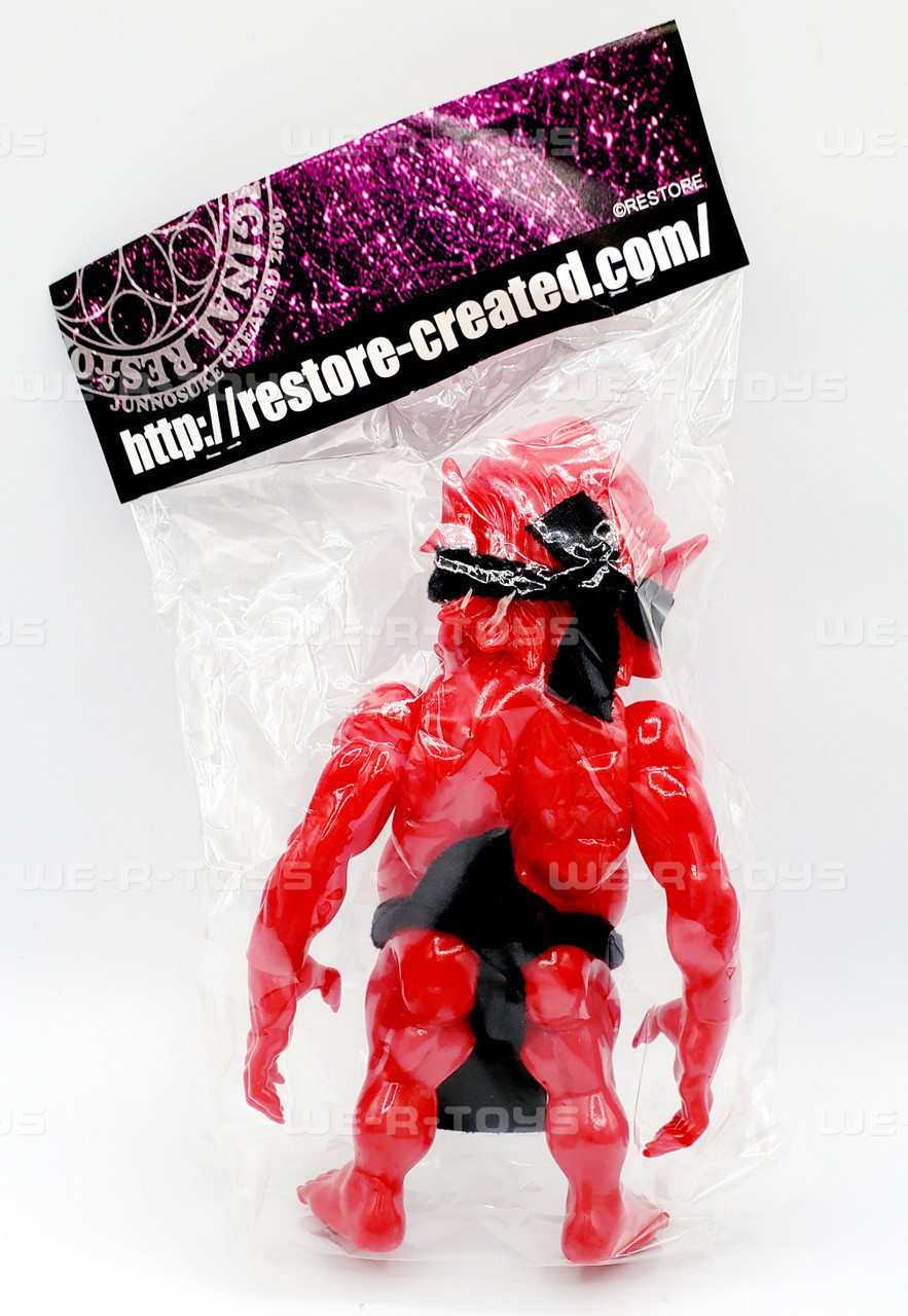 Debris Japan Sofubi Version Red Kaiju Vinyl Figure 2013 Restore