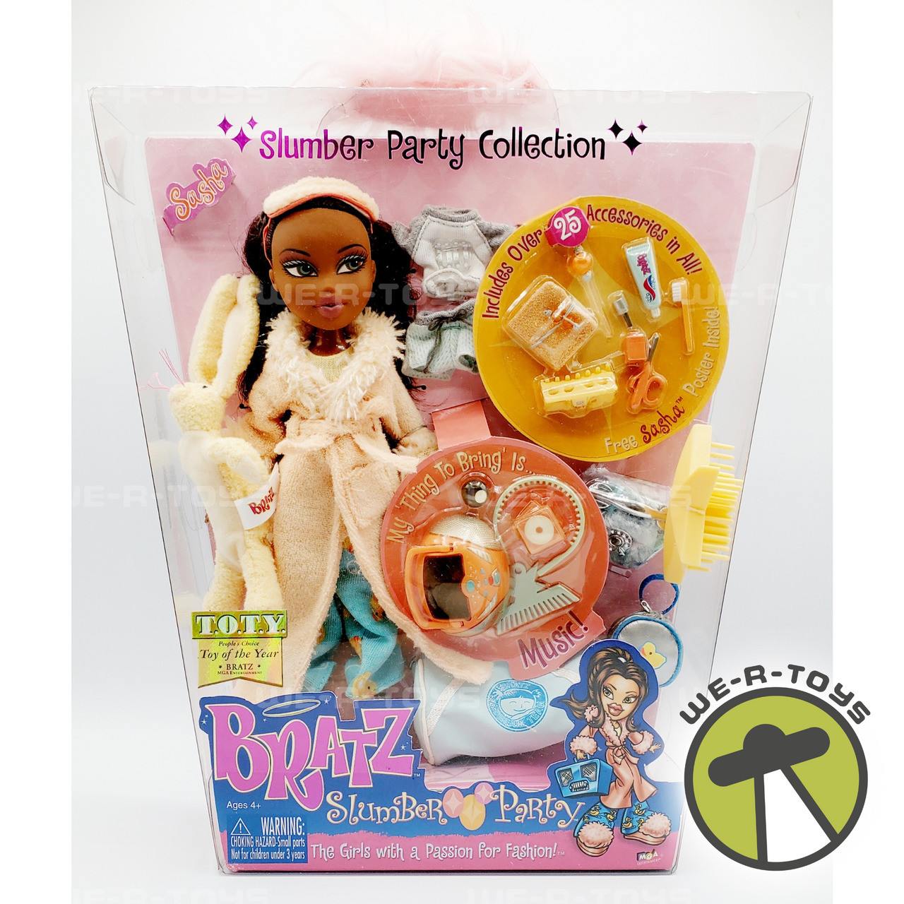 Bratz Slumber Party Sasha Doll Toy of the Year Edition 2002 MGA