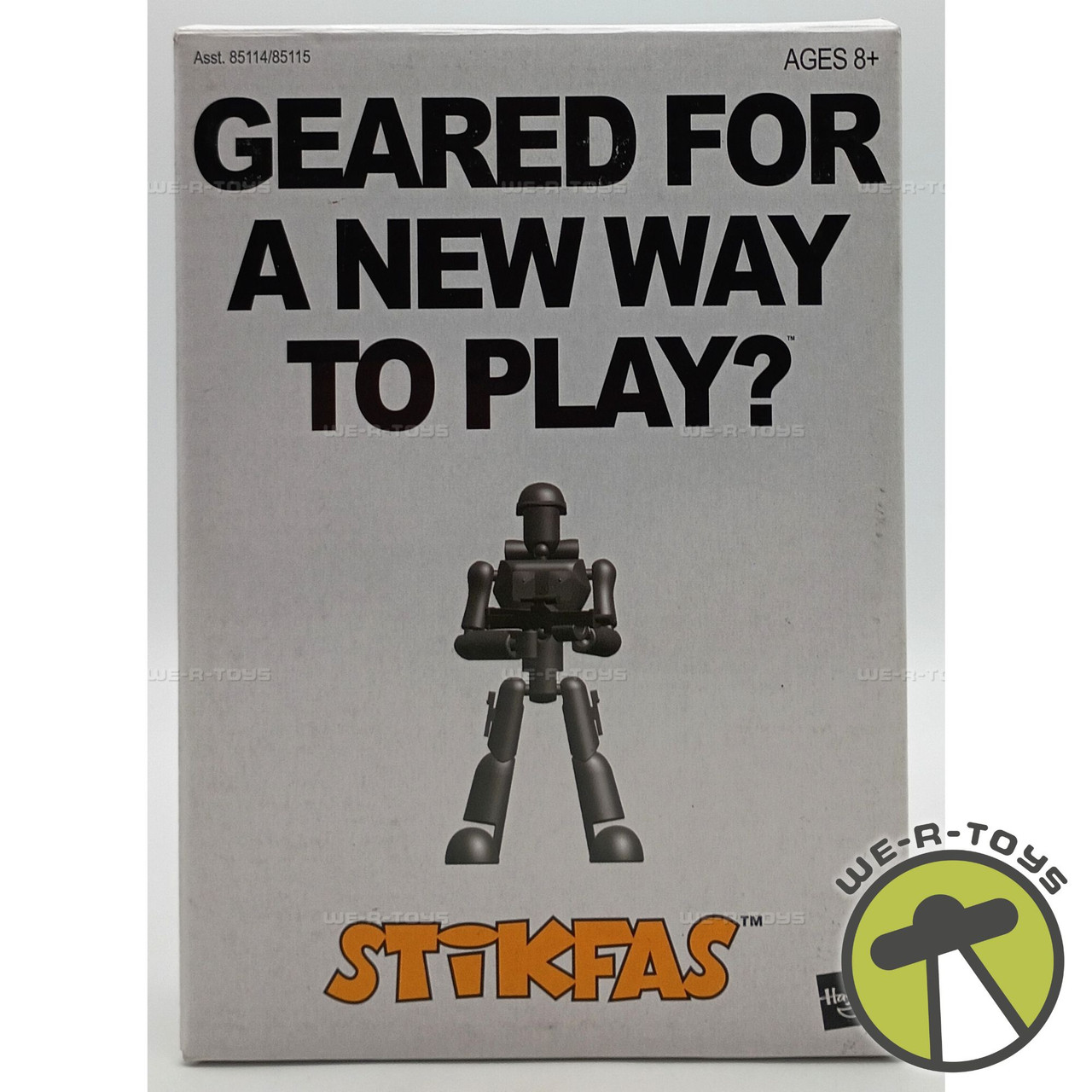 Stikfas Alpha Male Military Black Action Figure Model Kit 2002