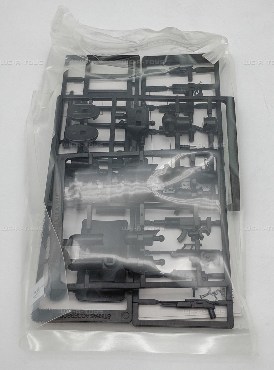 Stikfas Alpha Male Military Black Action Figure Model Kit 2002