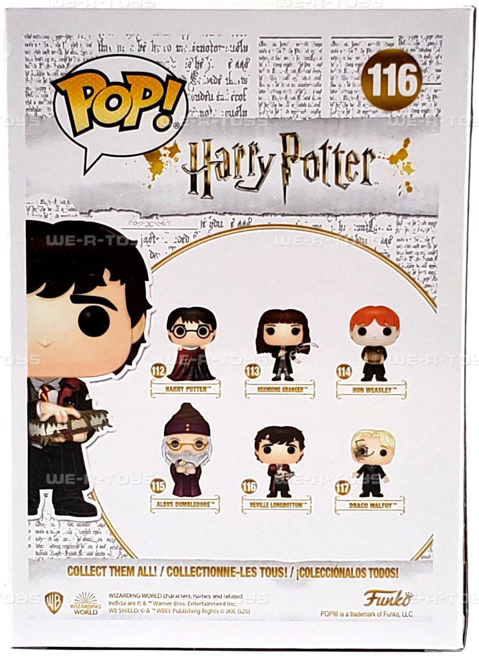 Funko Pop! Harry Potter Harry Potter Neville with Monster Book Vinyl Figure  - We-R-Toys