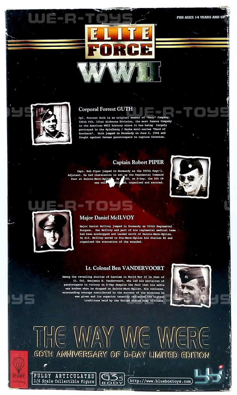 Elite Force WWII D-Day US Major Daniel Doc McIlvoy 12