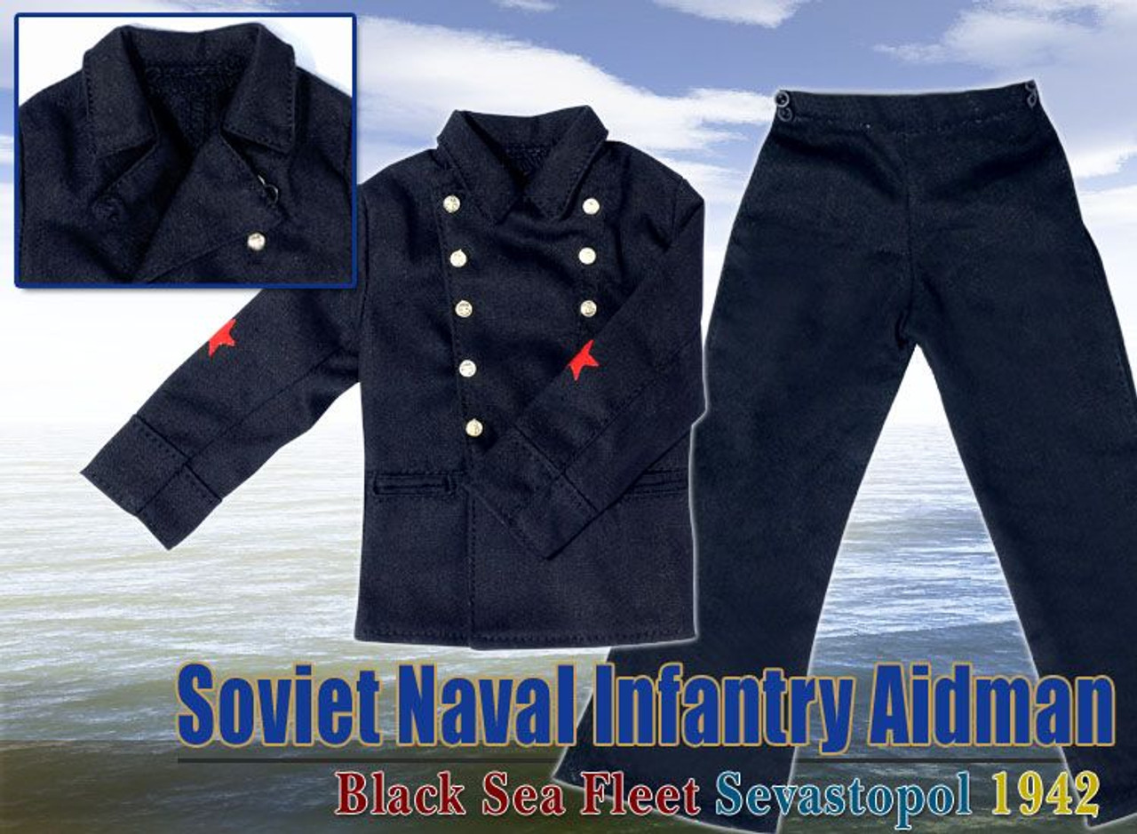 Lev Vassilievich Pavlov Soviet Naval Infantry Aidman Black