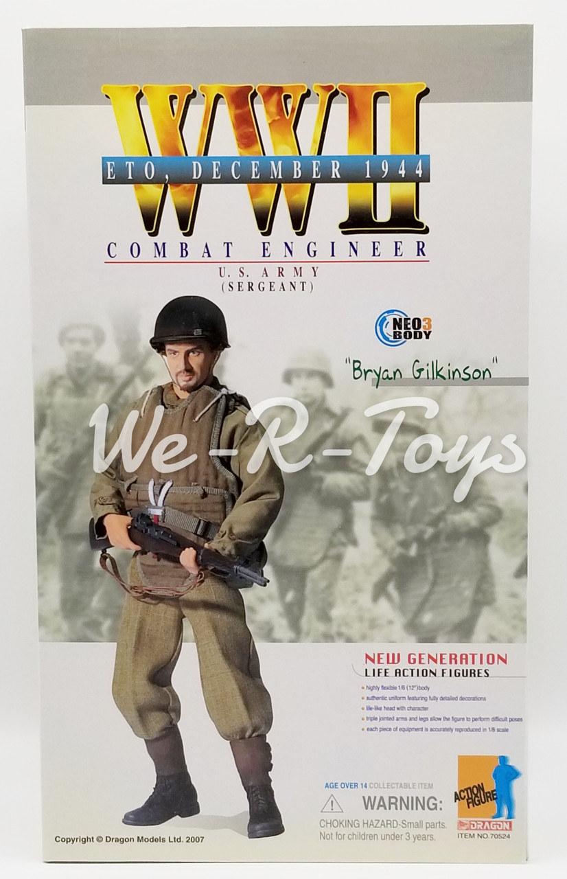 ミリタリー WWII ETO DECEMBER 1944 COMBAT ENGINEER Bryan Gilkinson U.S. Army Combat Engineer ETO December 1944 (Sergeant)