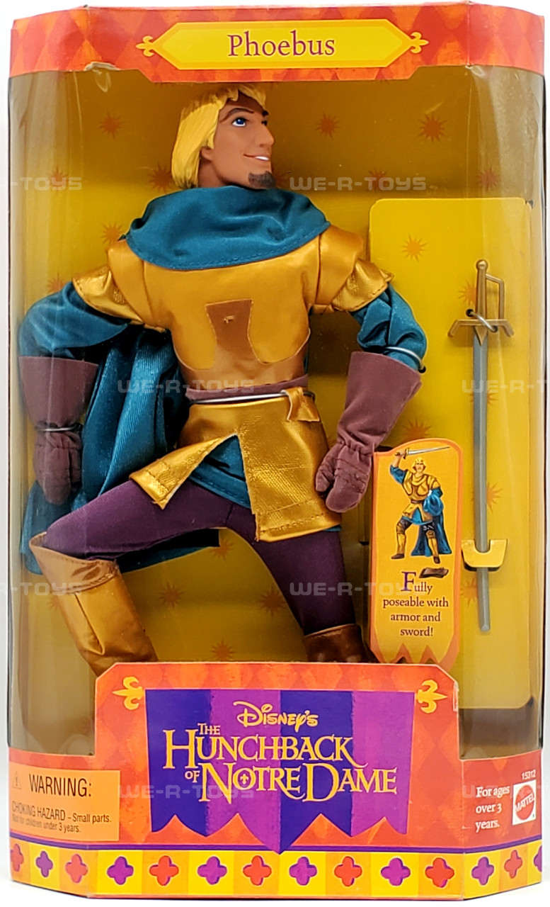 Disney's The Hunchback of Notre Dame Phoebus Doll 15312 Mattel 1995