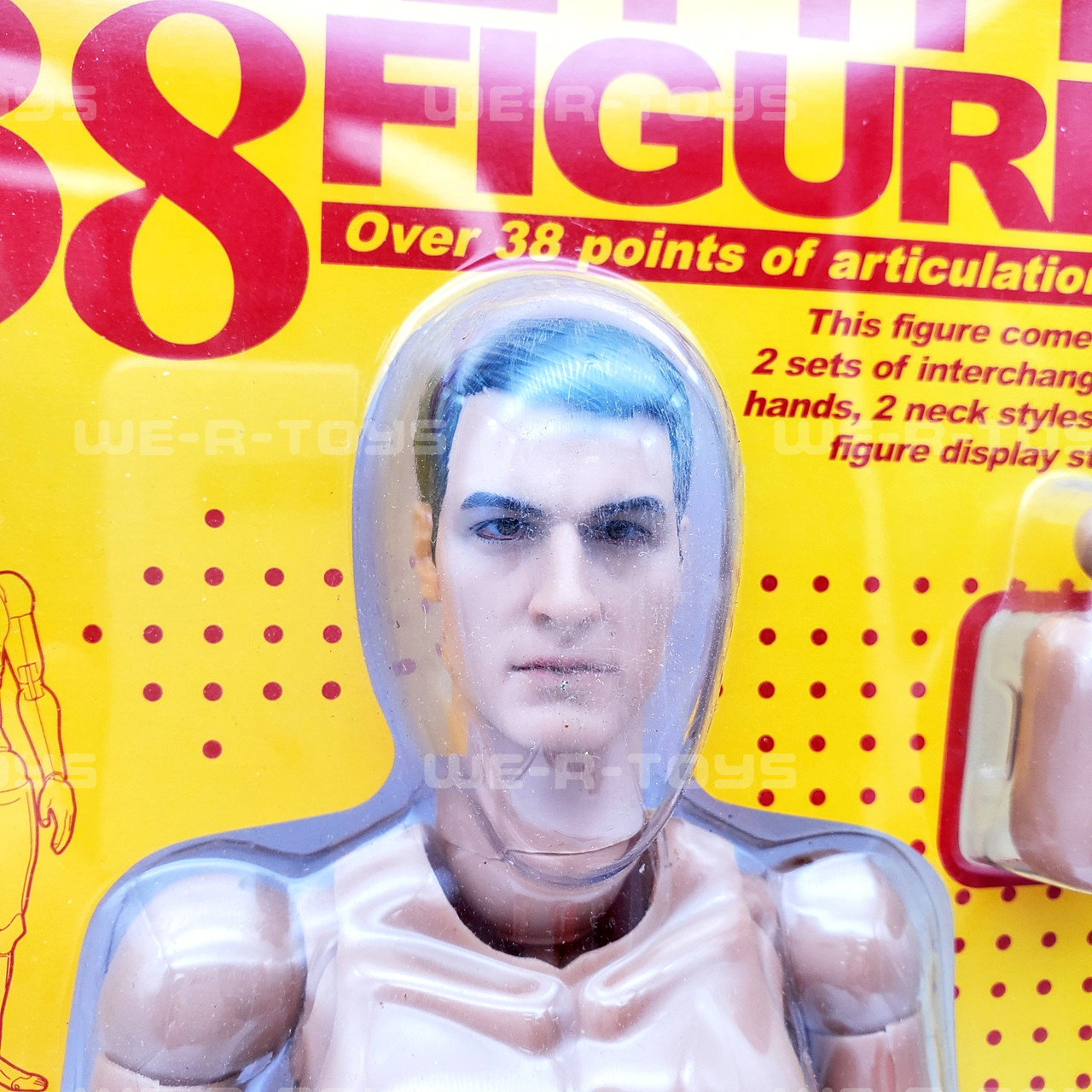 TrueType 38 Figure 01-Male Caucasian Black Hair Poseable
