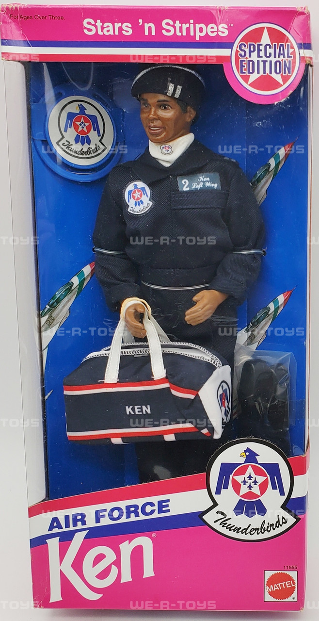 Barbie Stars 'n Stripes Air Force Thunderbirds Ken Doll African