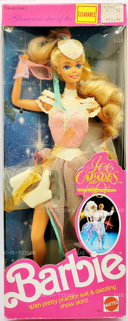 Barbie Ice Capades 50th Anniversary Doll 1989 Mattel 7365 - We-R-Toys