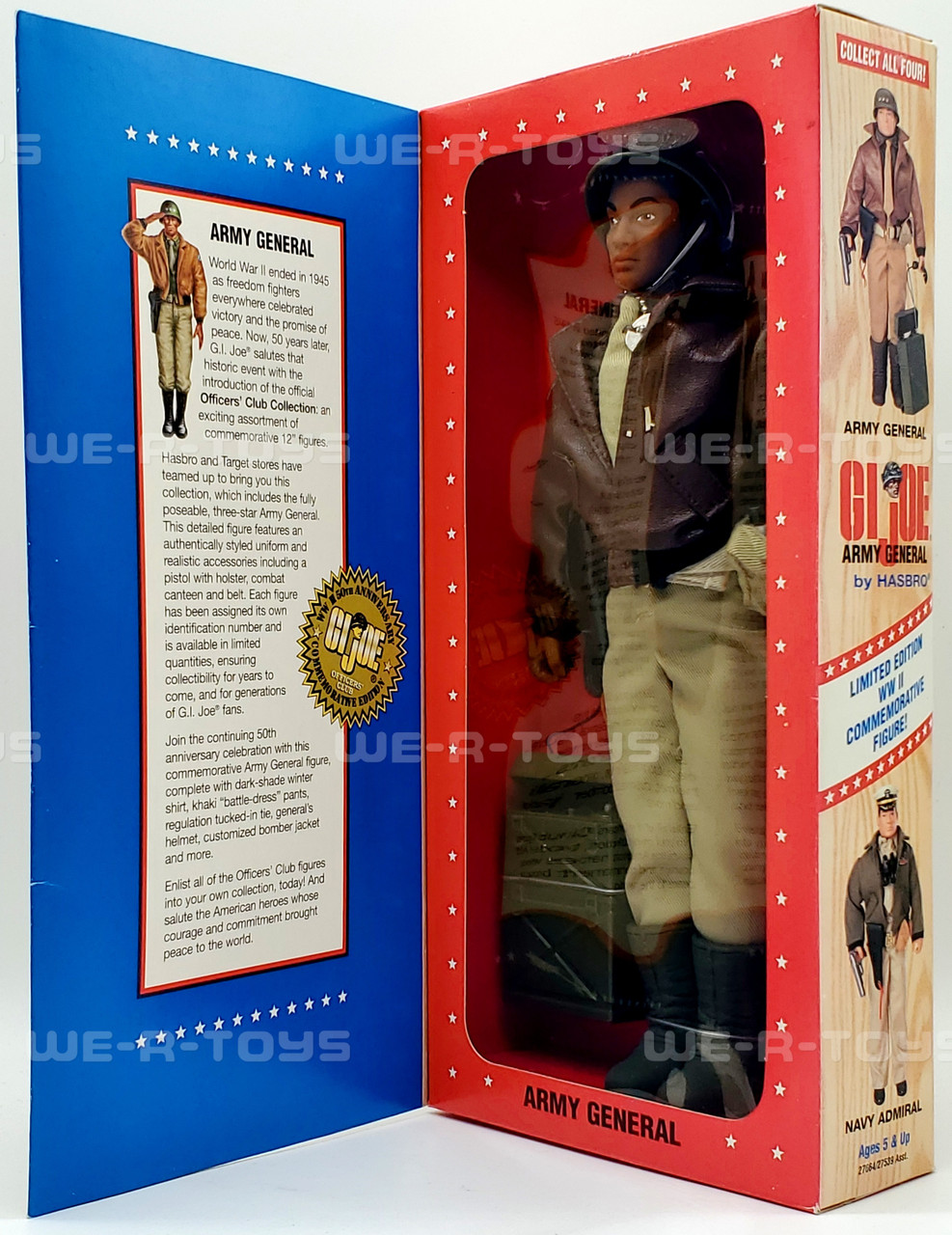 G.I. Joe Army General AA WWII 50th Anniversary Action Figure 1996