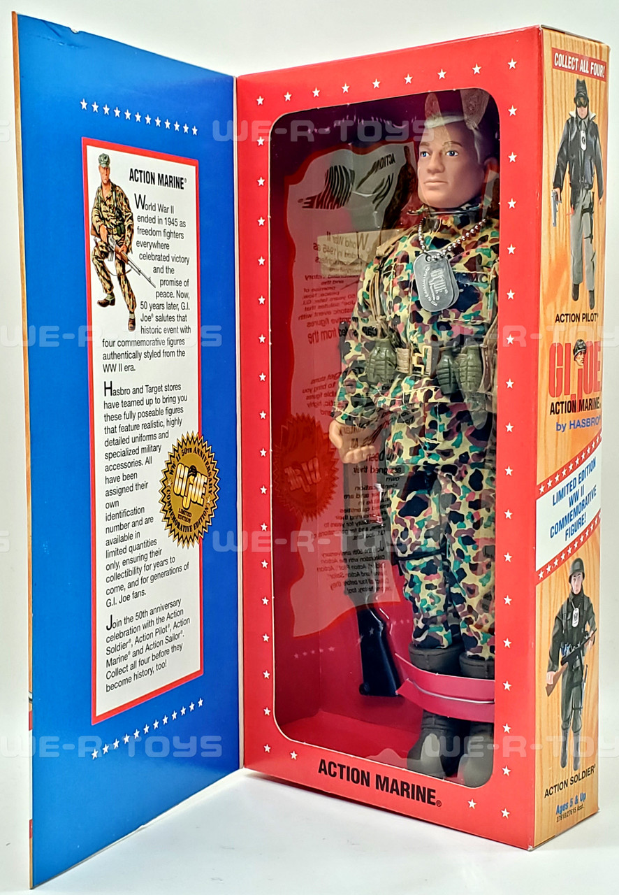 G.I. Joe Action Marine WWII 50th Anniversary Action Figure 1996