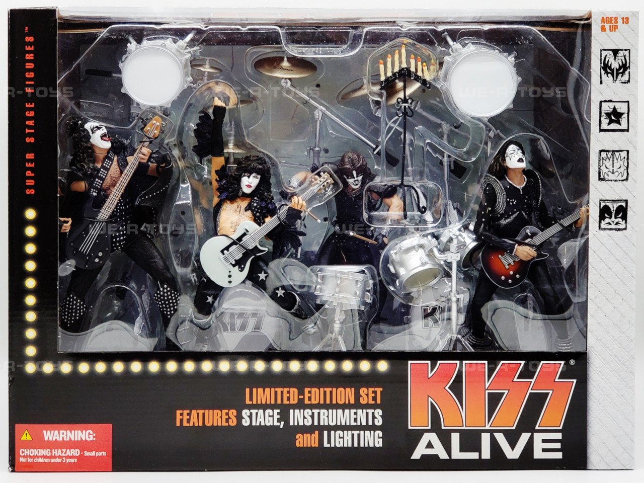 McFarlane Toys KISS ALIVE Deluxe Boxed Set Action Figures 2002 No. 12280  NRFB