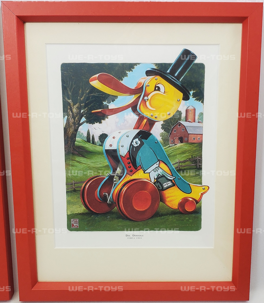Set of 4 Fisher-Price Art Prints by David McMacken 2005 - We-R-Toys