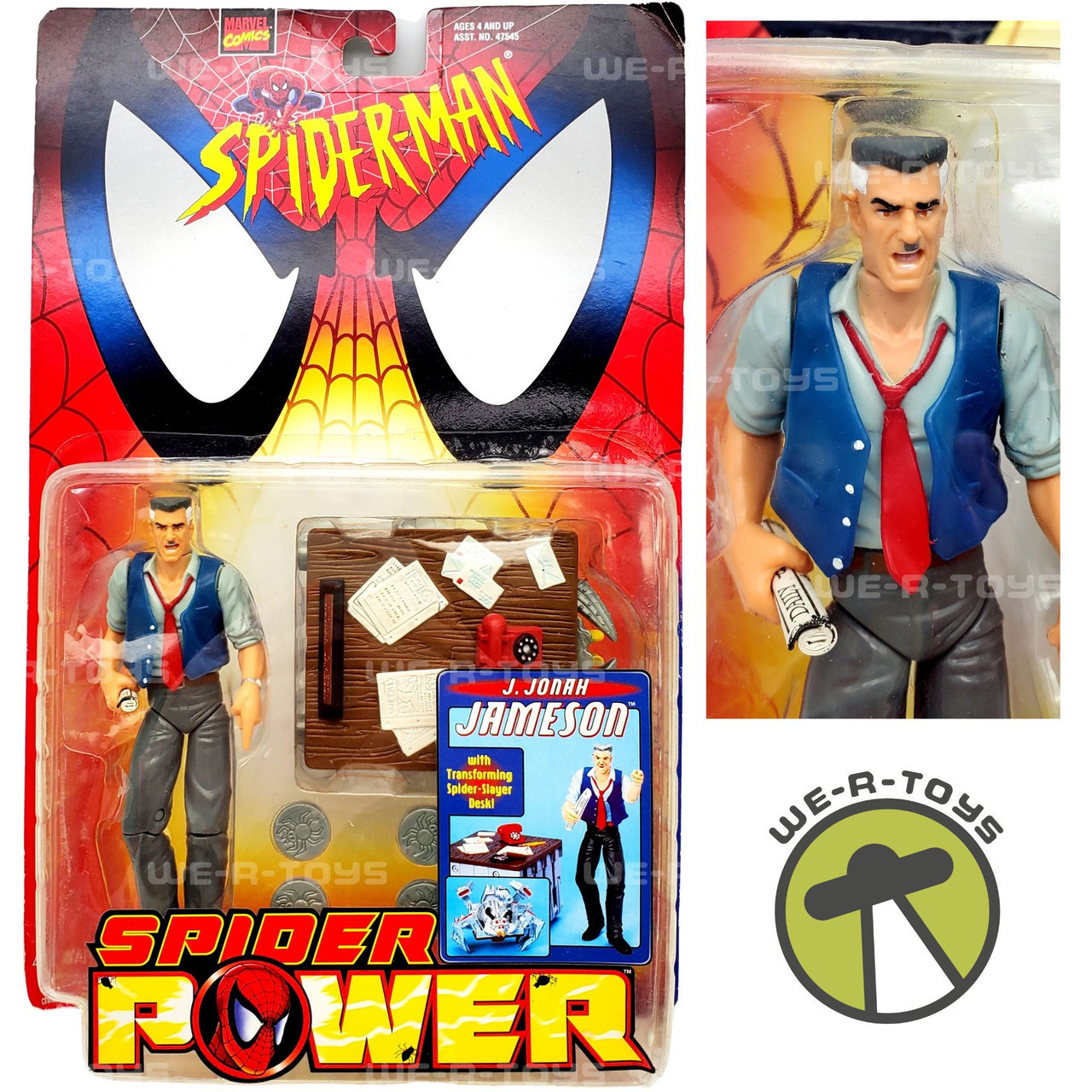 Spider-Man Spider Power J. Jonah Jameson with Transforming Desk