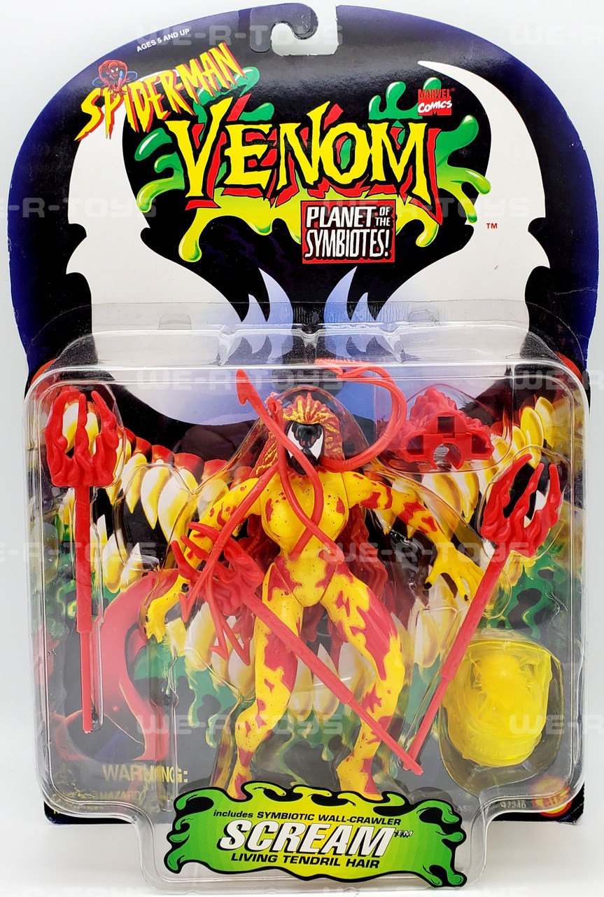 Spider-Man Venom Planet of the Symbiotes Scream with Living
