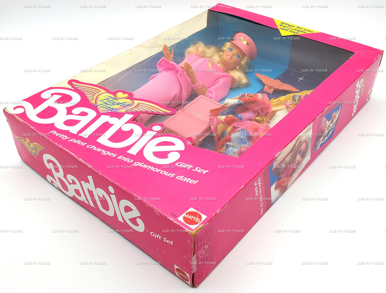 Barbie Flight Time Doll Gift Set with Suitcase and Outfit 1989