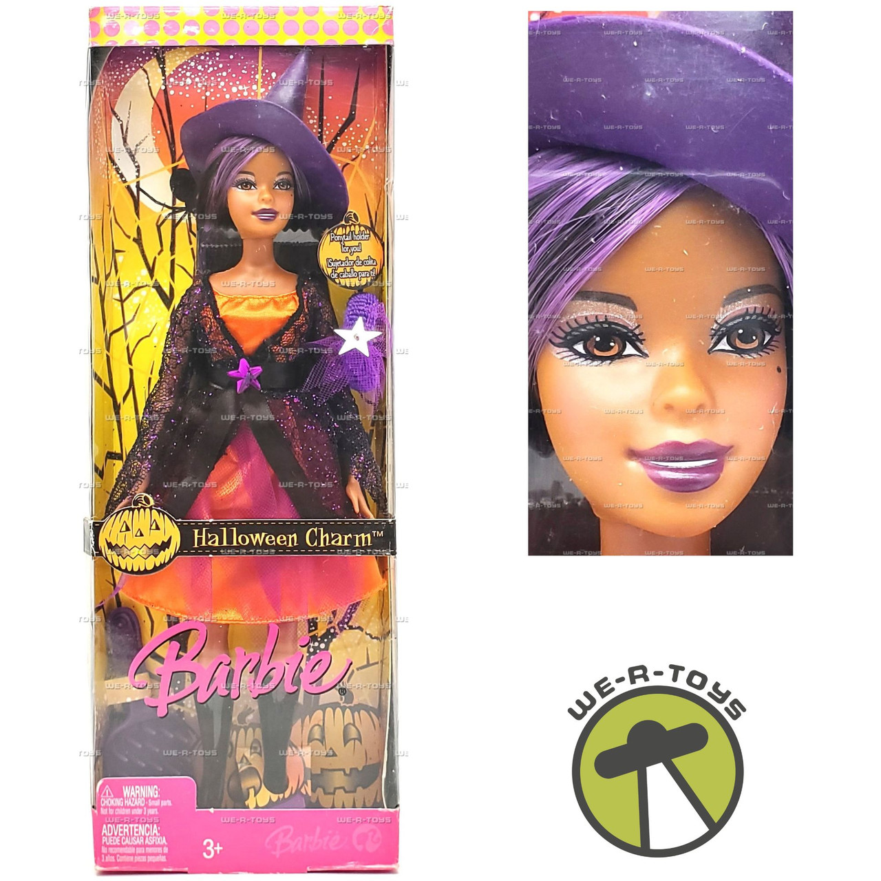 Barbie Halloween Charm Rare African American Doll 2006 Mattel