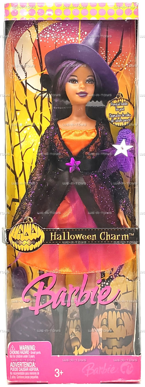 Barbie Halloween Charm Rare African American Doll 2006 Mattel