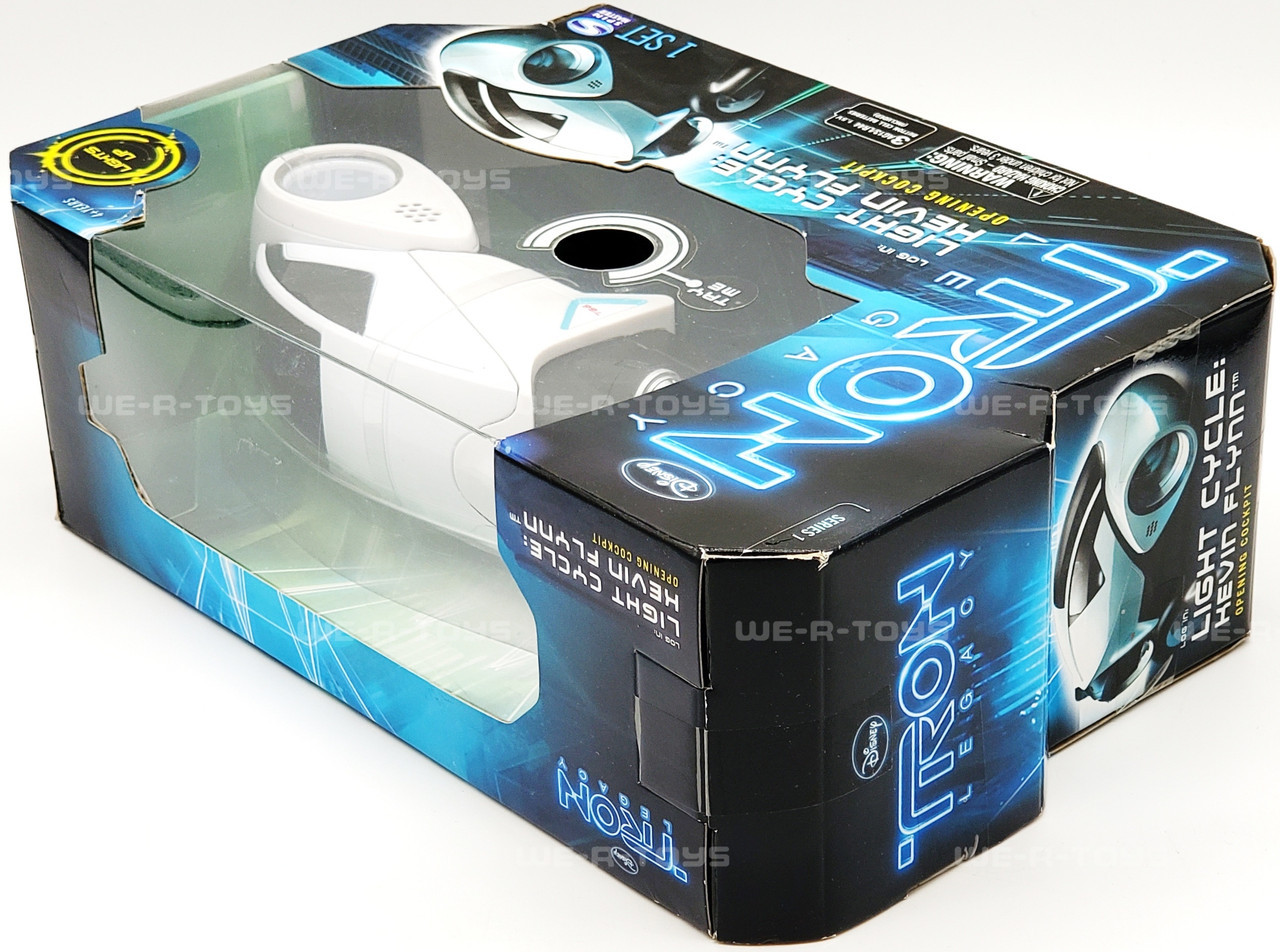 Disney Tron Legacy Kevin Flynn White Light Cycle Vehicle