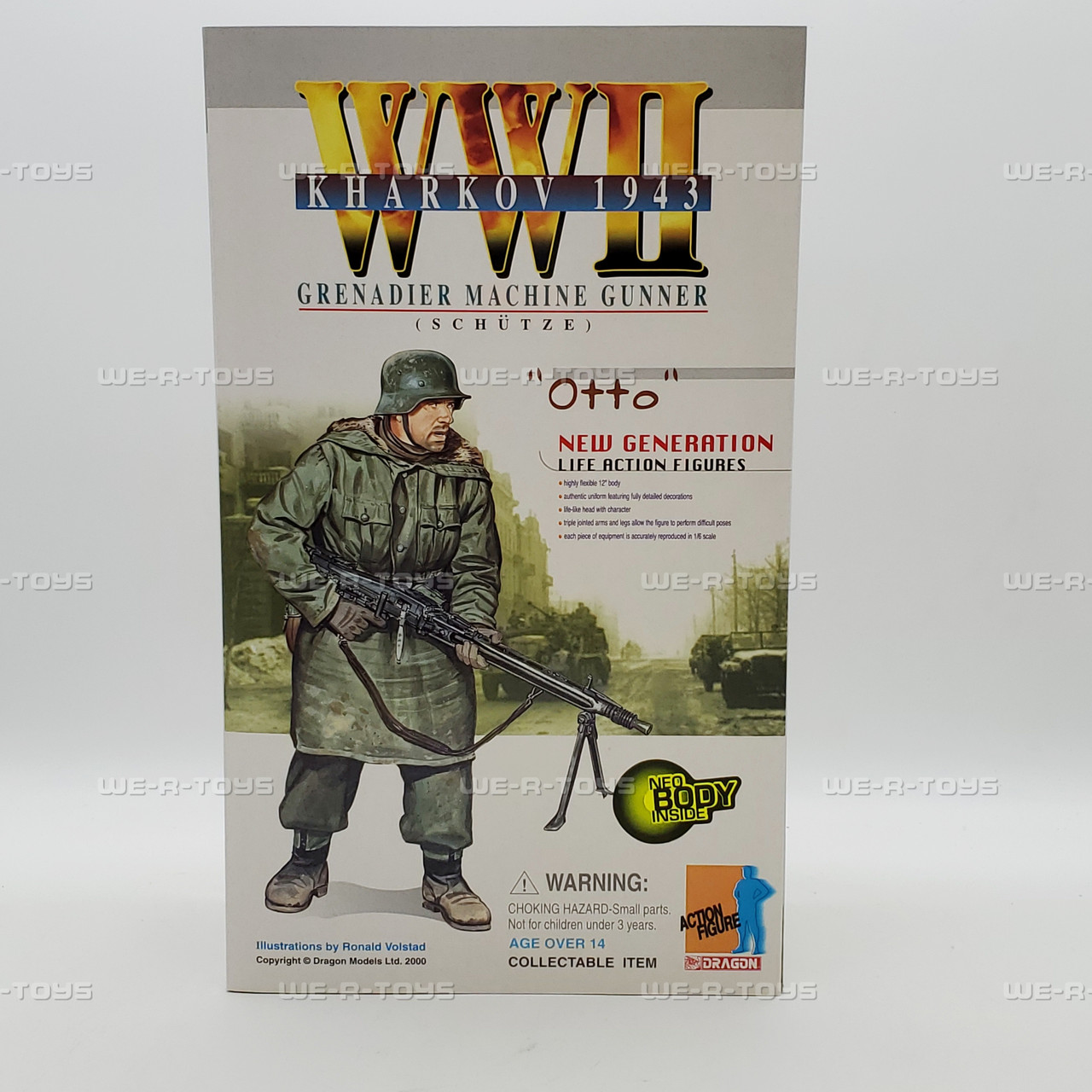 Dragon Schutze Otto Grenadier Machine Gunner WWII 1943 Kharkov 1/6