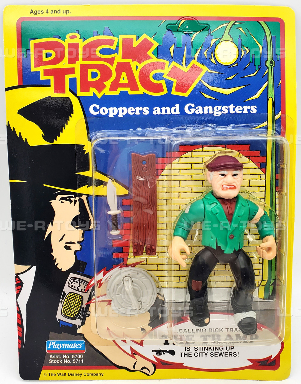 Dick Tracy Coppers and Gangsters The Tramp Action Figure Playmates