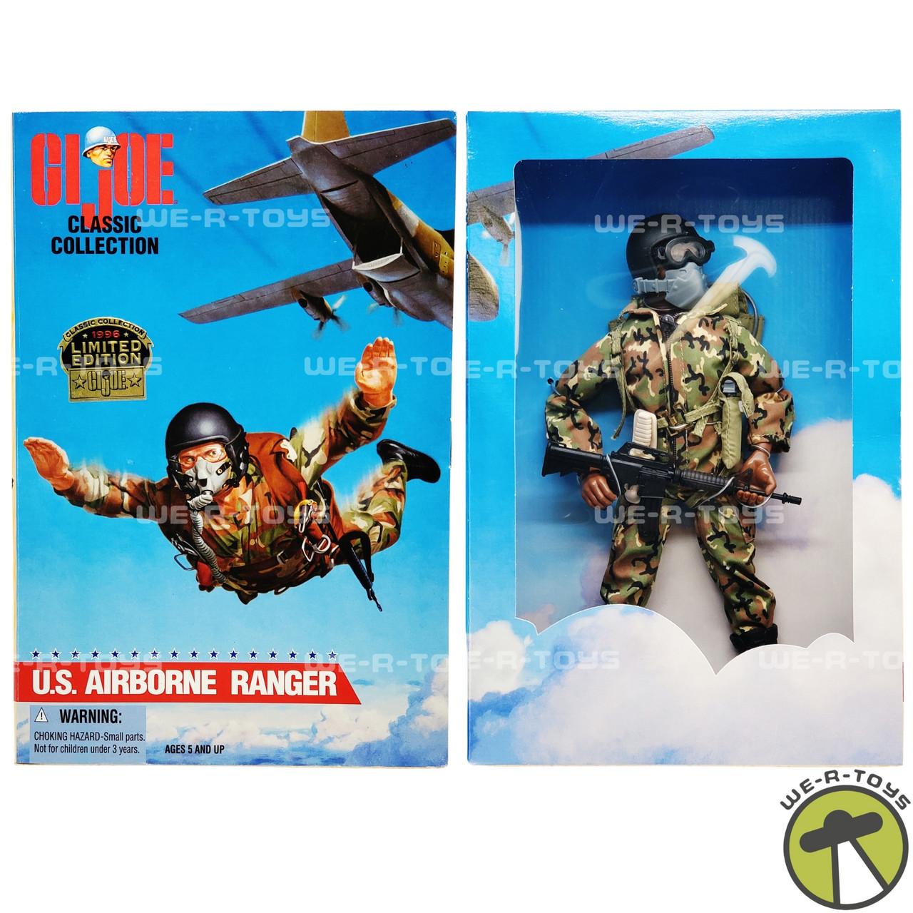 U.S. Army Airborne Rangers アクションフィギュア G.I. Joe U.S. Airborne Ranger Action Figure African American